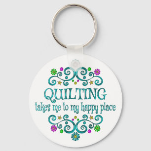 Quilling Happy Place Sleutelhanger