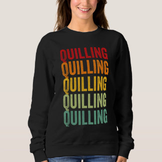 Quilling Quilling Hobbymatige Regenboog Ontwerp Trui