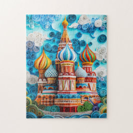 Quilling Uienkoepels in Moskou Legpuzzel