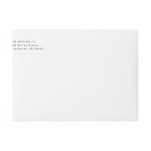 Quilly Thankful Wraparound Return Address Label (Voorkant)