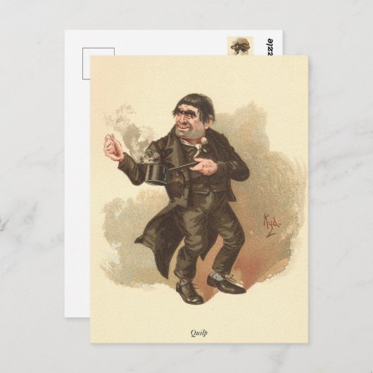 Quilp by Kyd van Dickens' The Old Curiosity Shop Briefkaart (Voorkant / Achterkant)