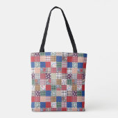  Quilt All-Over-Print Canvas tas (Achterkant)