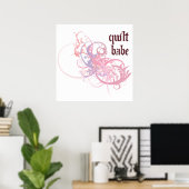 Quilt Babe Poster (Thuiskantoor)
