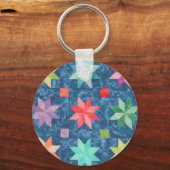 Quilt Block 6 Sleutelhanger (Voorkant)