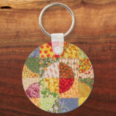 Quilt Block 7 Sleutelhanger (Voorkant)