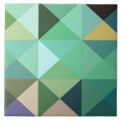 Quilt Block Aqua Blue Trivet Tile Tegeltje (Voorkant)