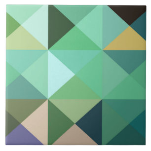 Quilt Block Aqua Blue Trivet Tile Tegeltje