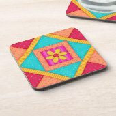 Quilt Block Art Onderzetter Set (Linkerzijde)