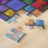 Quilt Block Jig-Saw Puzzle Legpuzzel (Zijkant)