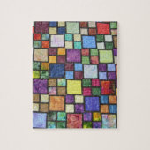 Quilt Block Jig-Saw Puzzle Legpuzzel (Verticaal)