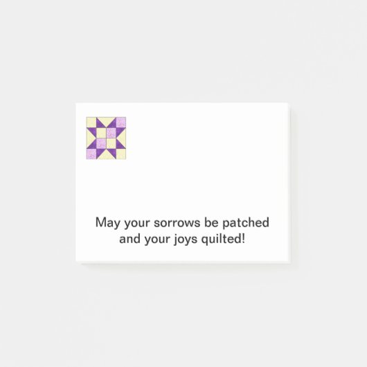 Quilt Block Post-it Note B (Voorkant)