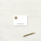 Quilt Block Post-it Notes E (Op bureau)