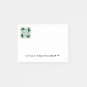 Quilt Block Post-it Notes G (Voorkant)