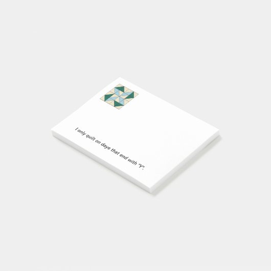 Quilt Block Post-it Notes G (Schuin)