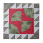 Quilt Block Tile Tegeltje (Voorkant)