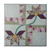 Quilt Block Tile Tegeltje (Voorkant)