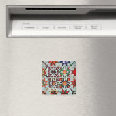 Quilt Bloemen Magneet (Insitu (Vaatwasser))