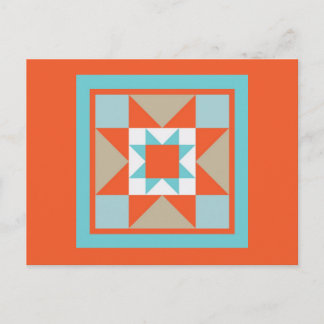 Quilt Briefkaart - Martha Washington Star