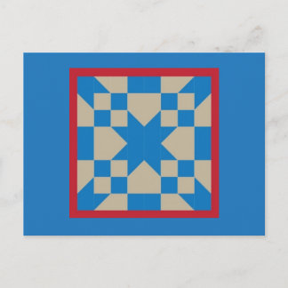 Quilt Briefkaart - Road naar Oklahoma