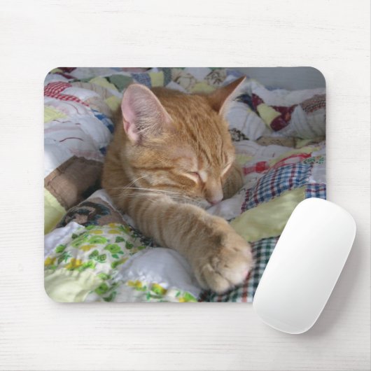 Quilt Catnap Mousepad comprimeren Muismat (Met muis)