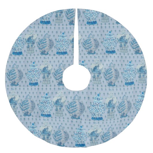 Quilt Chinoiserie Ginger Jar   Kerstboom Rok (Voorkant)