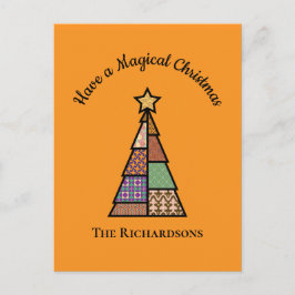 Quilt Christmas Tree Christmas Briefkaart