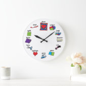 Quilt Clock Grote Klok (Huis)