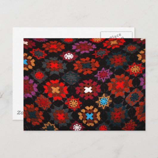 Quilt Crochet Briefkaart (Voorkant / Achterkant)