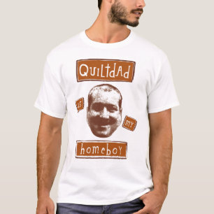 quilt dad is mijn huisjongen t-shirt
