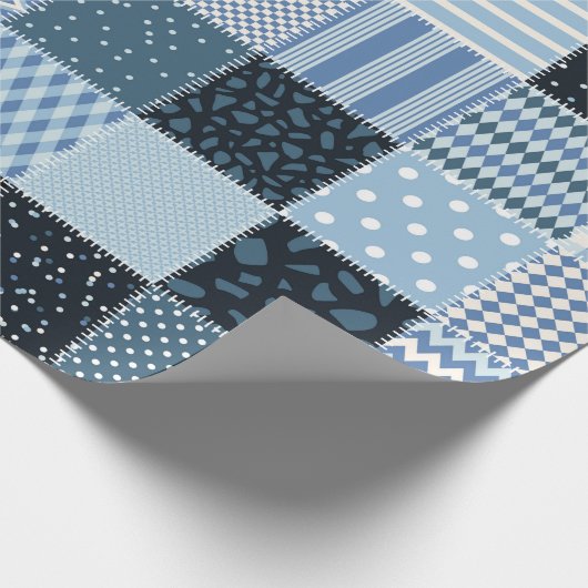 Quilt design. Naadloos patchwork-patroon vanaf sti Cadeaupapier (Hoek)