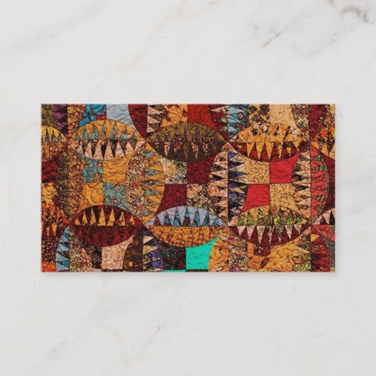 Quilt Design Visitekaartje (Voorkant)