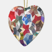 Quilt Fabric Keramisch Ornament (Links)