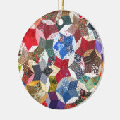 Quilt Fabric Keramisch Ornament (Links)
