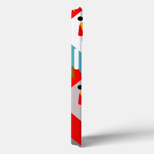 Quilt geïnspireerde kippen Case-Mate iPhone case (Achterkant / Rechts)