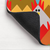 Quilt geïnspireerde kippen muismat (Hoek)