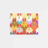 Quilt geïnspireerde kippen post-it® notes (Voorkant)