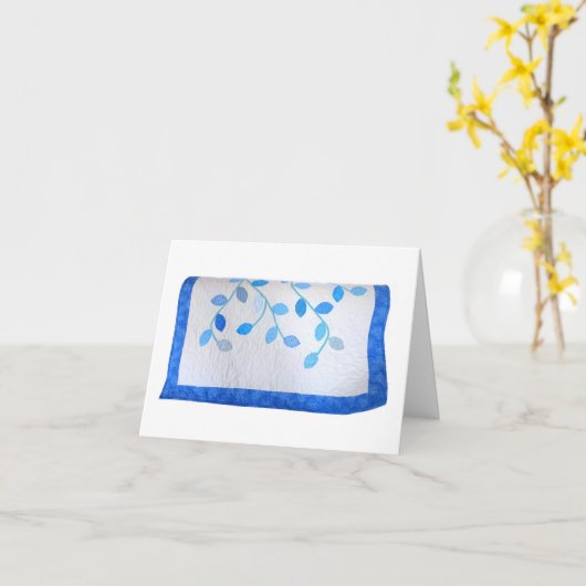 Quilt Gift Kaart (Gele Bloem)