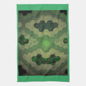 Quilt Green Theedoek (Verticaal)
