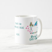 Quilt Group Quilting Club Aangepaste naam Koffiemok (Voorkant rechts)