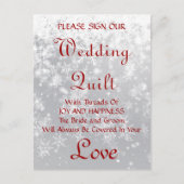 Quilt Guestbook Briefkaart (Voorkant)