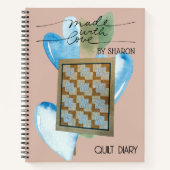 Quilt Hobby Projecten Notitieboek (Voorkant)