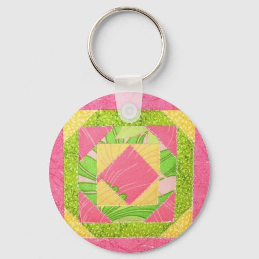 Quilt Key Ring Sleutelhanger (Voorkant)