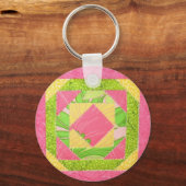 Quilt Key Ring Sleutelhanger (Voorkant)
