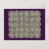 QUILT LINE-Double Wedding Rings- Briefkaart (Voorkant)