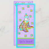 Quilt Lover Dog Invitation, aanpasbaar Kaart (Voorkant / Achterkant)