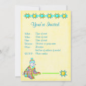 Quilt Lover Dog Invitation Kaart (Achterkant)