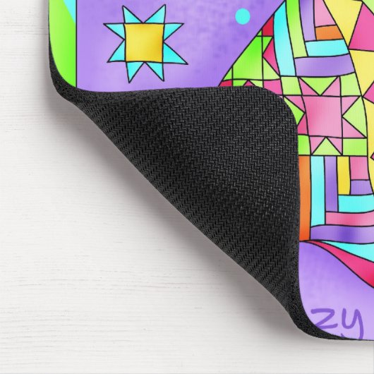 Quilt Lover Dog Mousepad Muismat (Hoek)