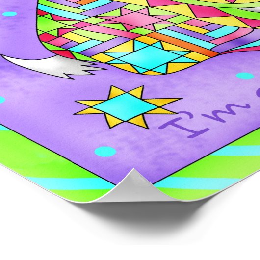 Quilt Lover Dog Poster (Hoek)