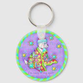 Quilt Lover Dog Sleutelhanger (Voorkant)