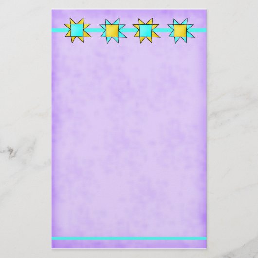 Quilt Lover Dog stationery aanpasbaar Briefpapier (Voorkant)